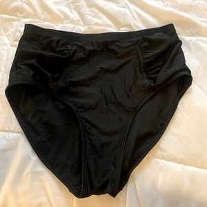 high wasted full coverage bikini bottoms